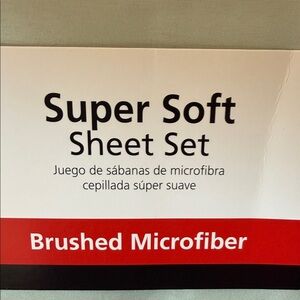 Mainstays Super Soft Brushed Microfiber Sheet Set - Light Green